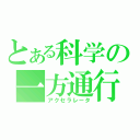 とある科学の一方通行（アクセラレータ）