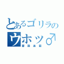 とあるゴリラのウホッ♂（薔薇楽園）