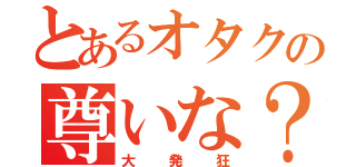 とあるオタクの尊いな？（大発狂）