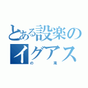 とある設楽のイグアス（の滝）