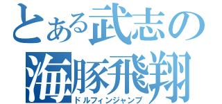 とある武志の海豚飛翔（ドルフィンジャンプ）