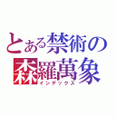 とある禁術の森羅萬象（インデックス）