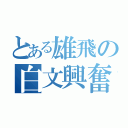 とある雄飛の白文興奮（）