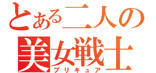 とある二人の美女戦士（プリキュア）