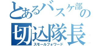 とあるバスケ部の切込隊長（スモールフォワード）