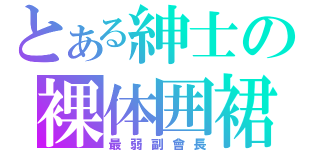 とある紳士の裸体囲裙（最弱副會長）