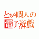 とある暇人の電子遊戯（ゲーミング）