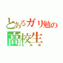 とあるガリ勉の高校生（花岡瑛）