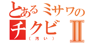 とあるミサワのチクビⅡ（（汚い））