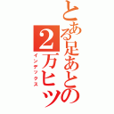 とある足あとの２万ヒット（インデックス）