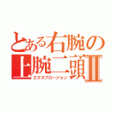 とある右腕の上腕二頭筋Ⅱ（エクスプロージョン）