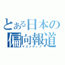 とある日本の偏向報道（マスメディア）