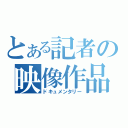 とある記者の映像作品（ドキュメンタリー）