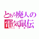 とある廃人の電気鼠伝（ピカ厨）