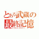 とある武蔵の最終記憶（ラストメモリー）