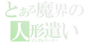 とある魔界の人形遣い（ツンデレリーダー）