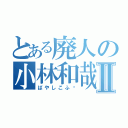 とある廃人の小林和哉Ⅱ（ばやしこふ♥）