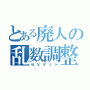 とある廃人の乱数調整（６Ｖゲット）