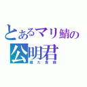 とあるマリ鯖の公明君（誰だ貴様）