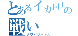 とあるイカ同士の戦い（ナワバリバトル）