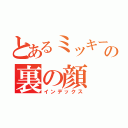 とあるミッキーの裏の顔（インデックス）