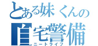 とある妹くんの自宅警備（ニートライフ）