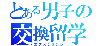 とある男子の交換留学（エクスチェンジ）