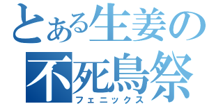 とある生姜の不死鳥祭（フェニックス）